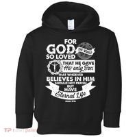 For God So Loved the World John 3:16 Toddler Hoodie thumb 0