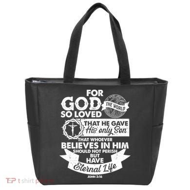 For God So Loved the World John 3:16 Tote Bag