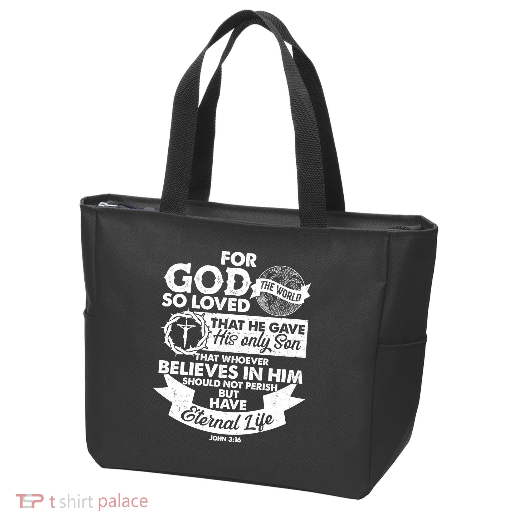 For God So Loved the World John 3:16 Tote Bag