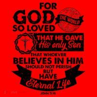 For God So Loved the World John 3:16 Santa Hat thumb 1