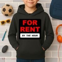 For Rent By The Hour Kids Hoodie thumb 2