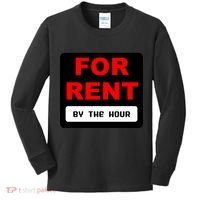 For Rent By The Hour Kids Long Sleeve Shirt thumb 0