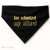 For Schnitzel My Nitzel USA-Made Doggie Bandana thumb 0