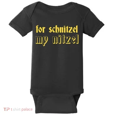 For Schnitzel My Nitzel Baby Bodysuit