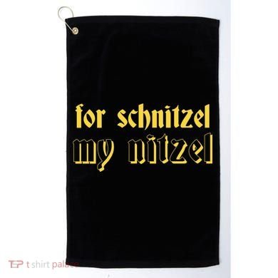 For Schnitzel My Nitzel Golf Towel
