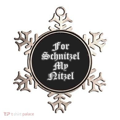 For Schnitzel My Nitzel Funny Oktoberfest Ornament