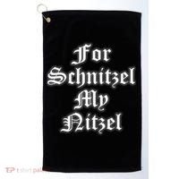 For Schnitzel My Nitzel Funny Oktoberfest Golf Towel thumb 0