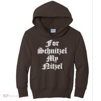 For Schnitzel My Nitzel Funny Oktoberfest Kids Hoodie thumb 0