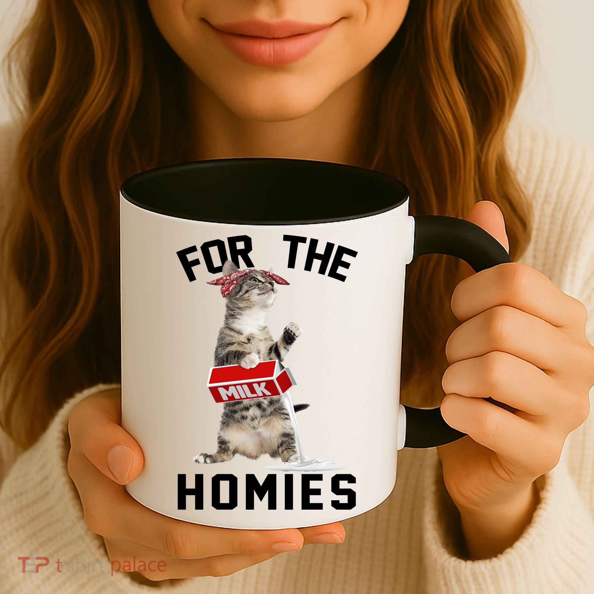 For The Homies Gangsta Cat Coffee Mug
