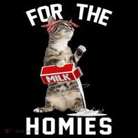 For The Homies Gangsta Cat Women's Hoodie thumb 2