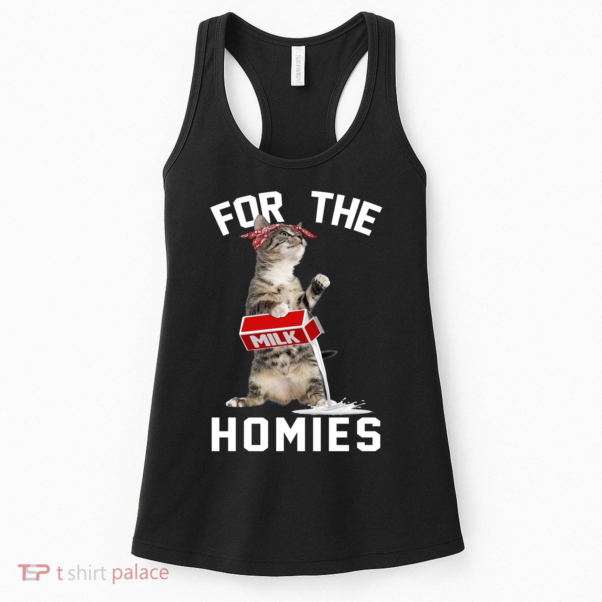 For The Homies Gangsta Cat Women's Tank Top
