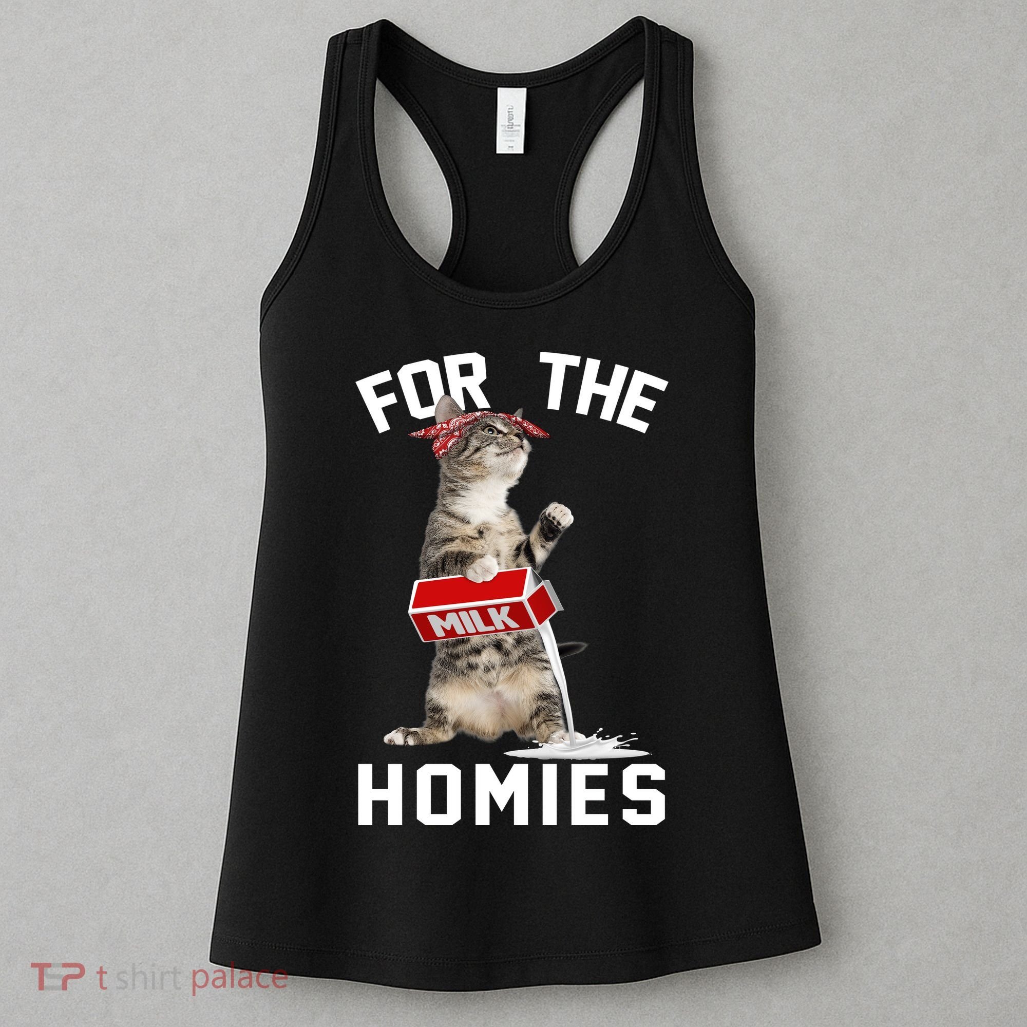 For The Homies Gangsta Cat Women's Tank Top