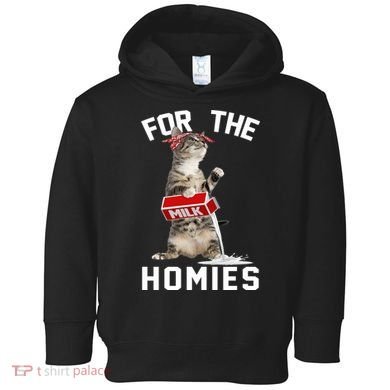 For The Homies Gangsta Cat Toddler Hoodie