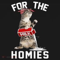 For The Homies Gangsta Cat Visor thumb 3