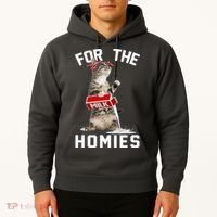 For The Homies Gangsta Cat Hoodie thumb 2
