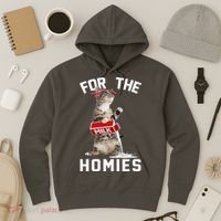 For The Homies Gangsta Cat Hoodie thumb 3