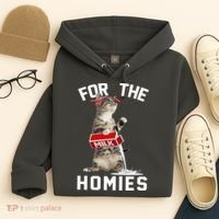 For The Homies Gangsta Cat Hoodie thumb 4