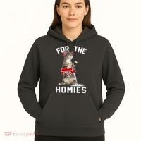 For The Homies Gangsta Cat Hoodie thumb 5