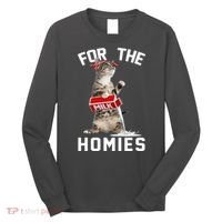 For The Homies Gangsta Cat Long Sleeve Shirt thumb 0