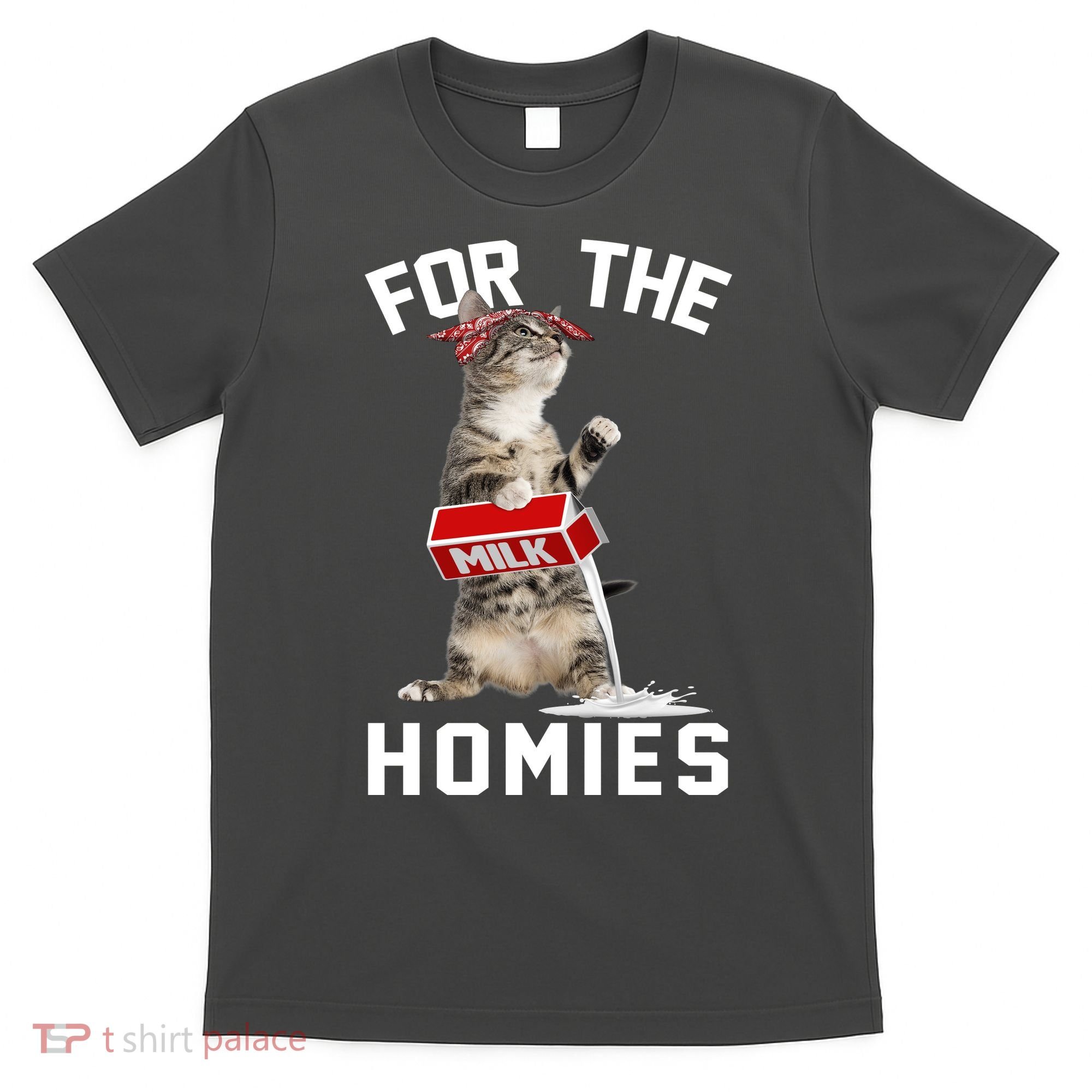 For The Homies Gangsta Cat T-Shirt