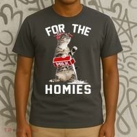 For The Homies Gangsta Cat T-Shirt thumb 3
