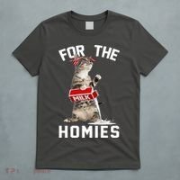For The Homies Gangsta Cat T-Shirt thumb 5