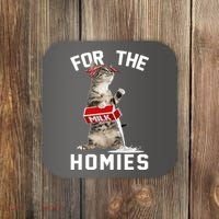 For The Homies Gangsta Cat Coaster thumb 0