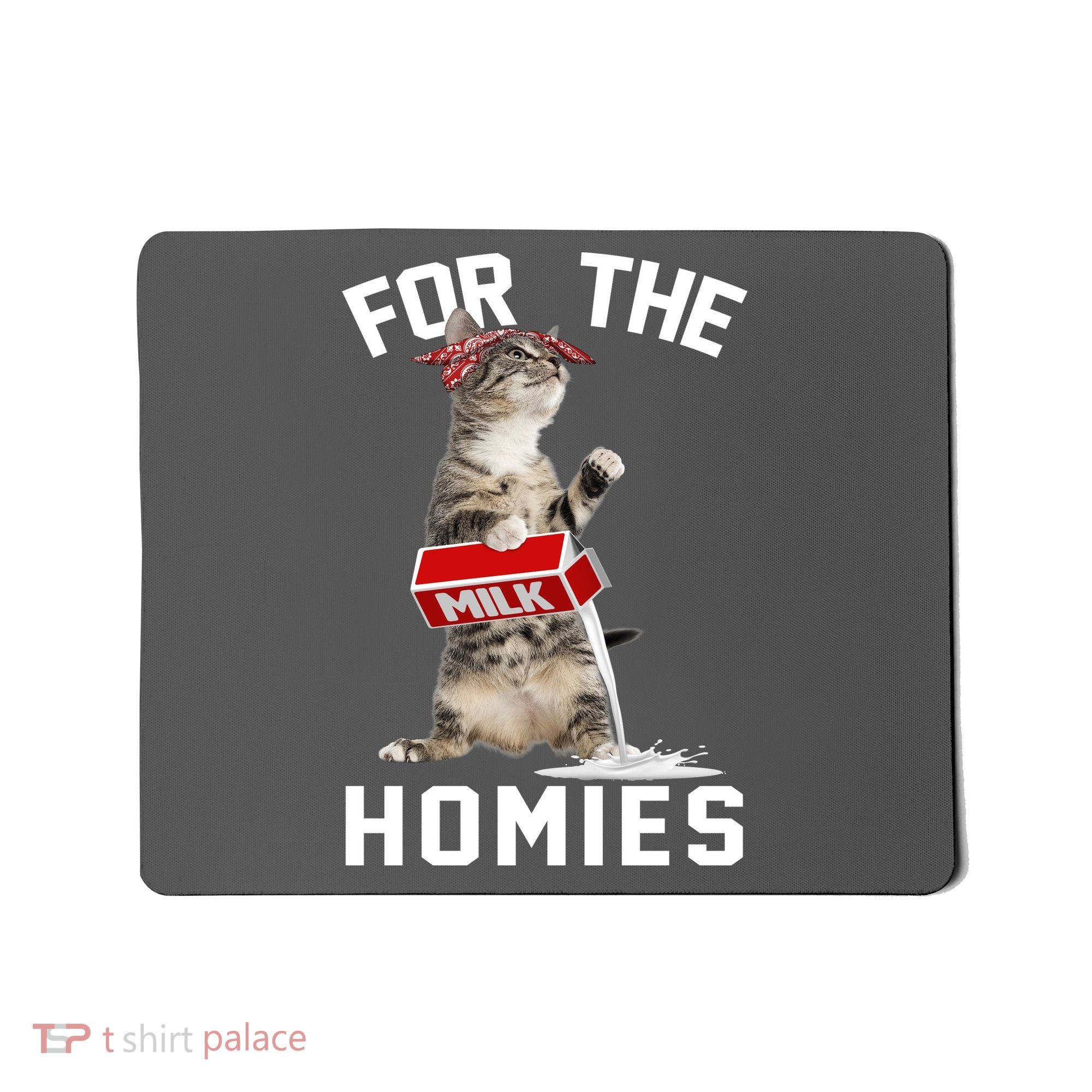 For The Homies Gangsta Cat Mousepad