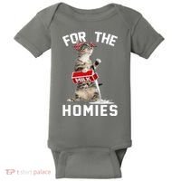 For The Homies Gangsta Cat Baby Bodysuit thumb 0