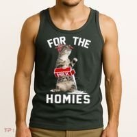 For The Homies Gangsta Cat Tank Top thumb 3