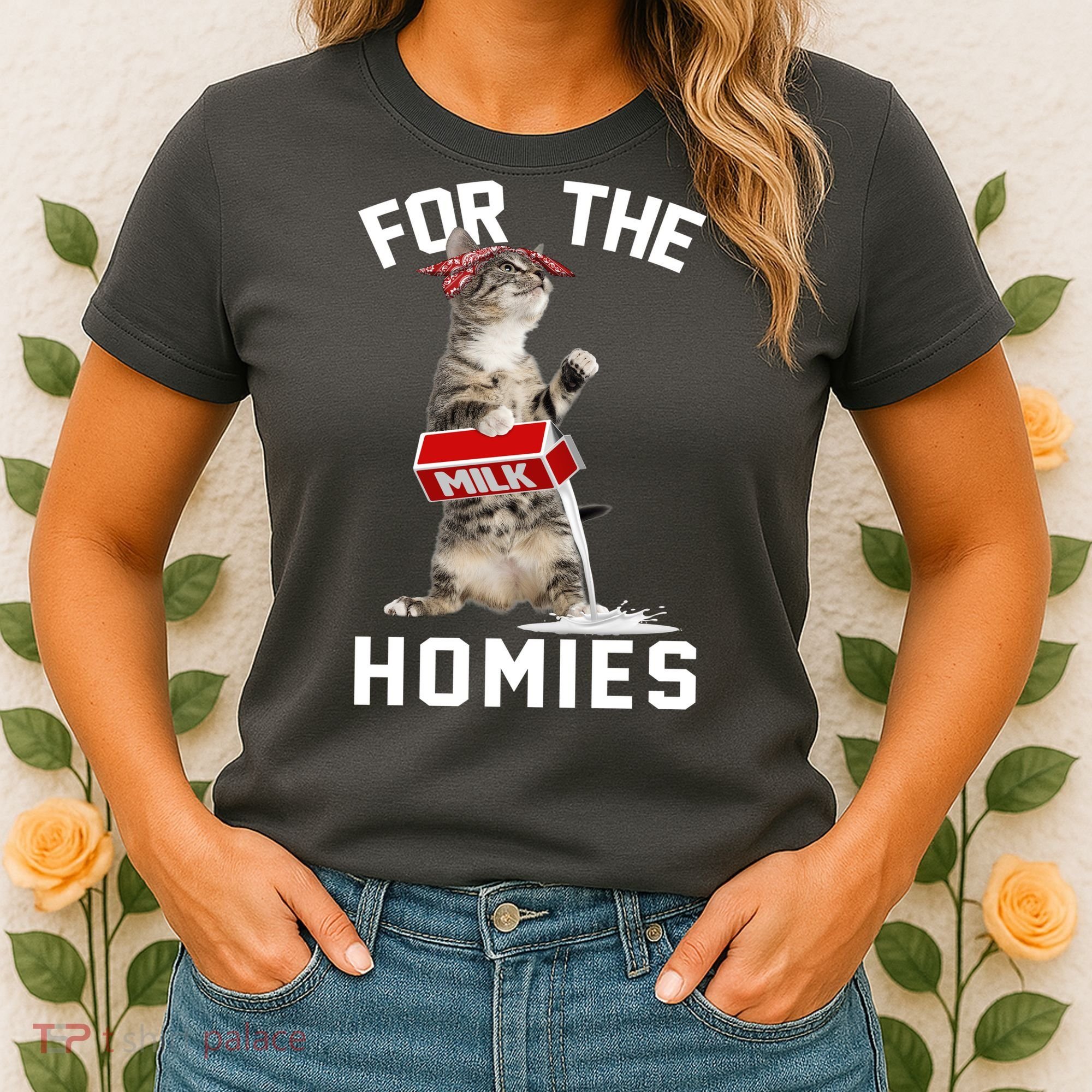For The Homies Gangsta Cat Women's T-Shirt