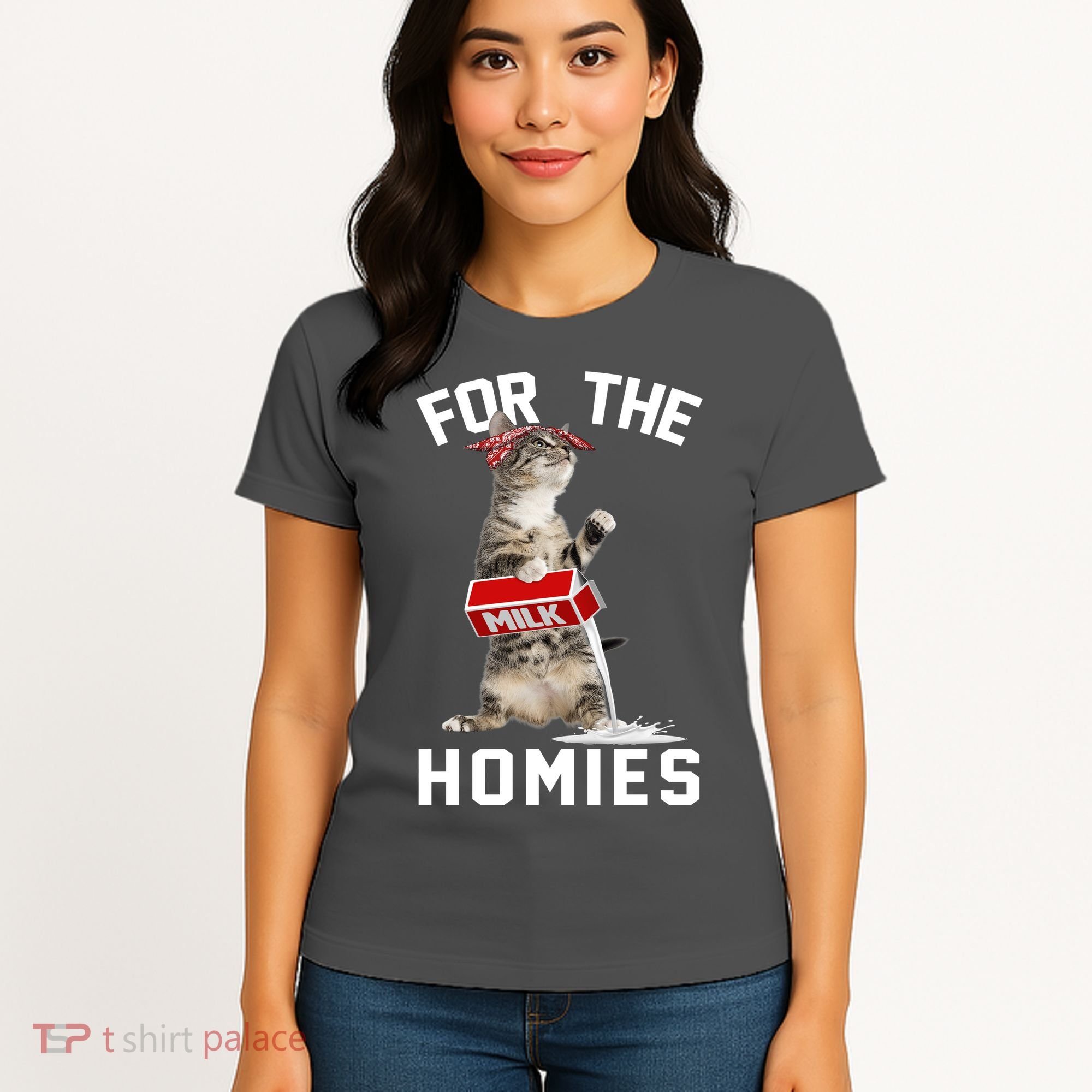 For The Homies Gangsta Cat Women's T-Shirt