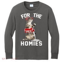 For The Homies Gangsta Cat Kids Long Sleeve Shirt thumb 0