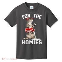 For The Homies Gangsta Cat Kids T-Shirt thumb 0