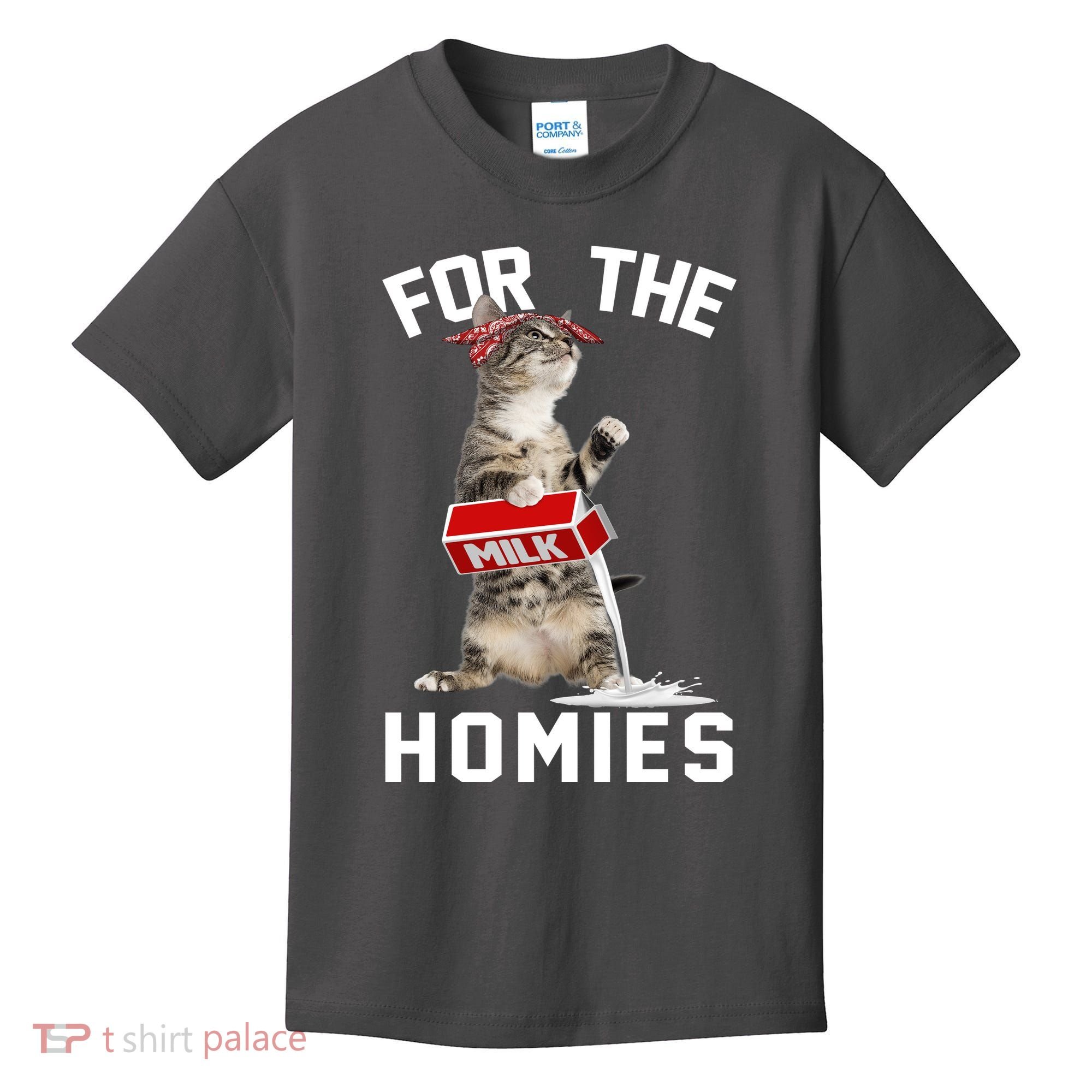 For The Homies Gangsta Cat Kids T-Shirt