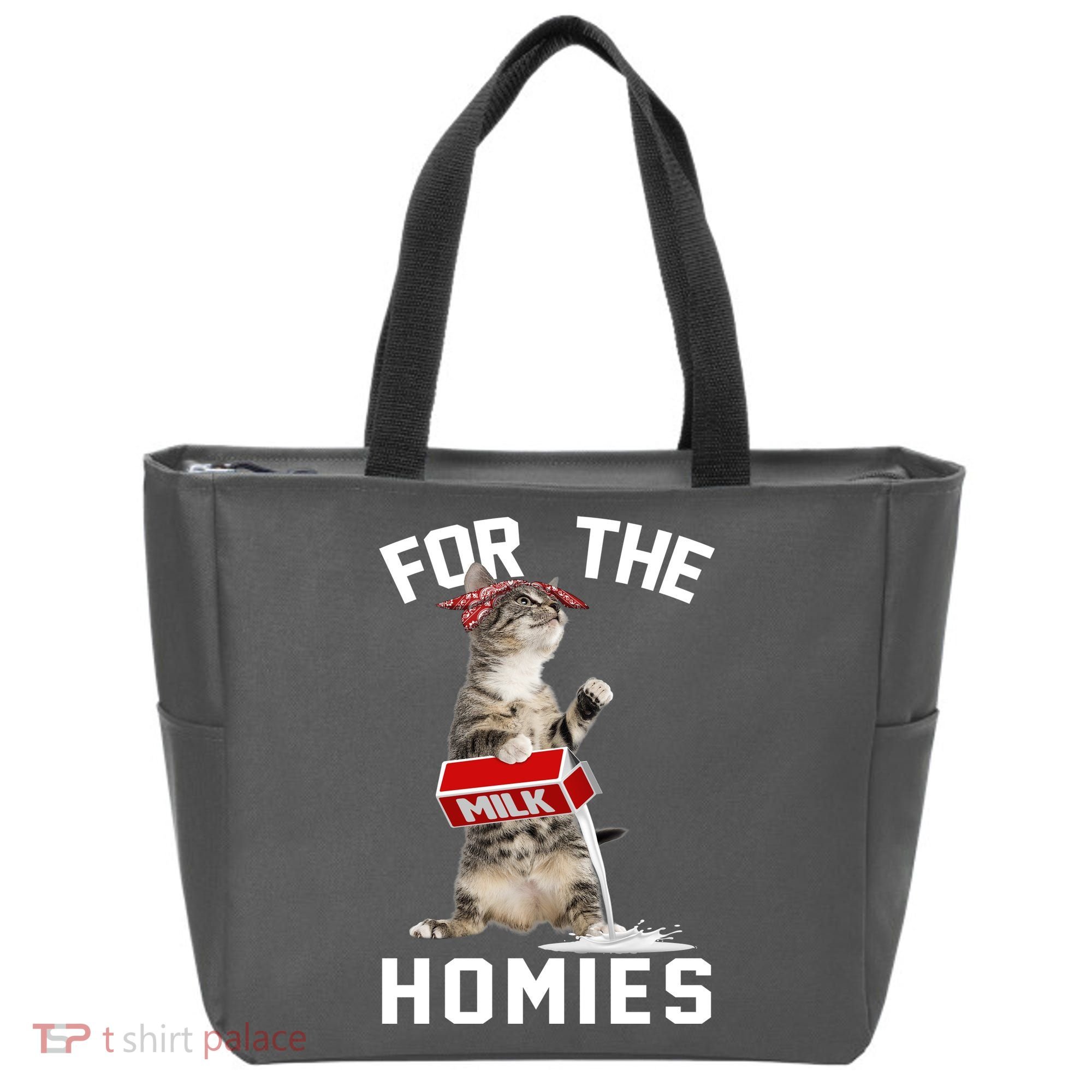 For The Homies Gangsta Cat Tote Bag