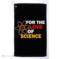 For The Love Of Science Golf Towel thumb 0