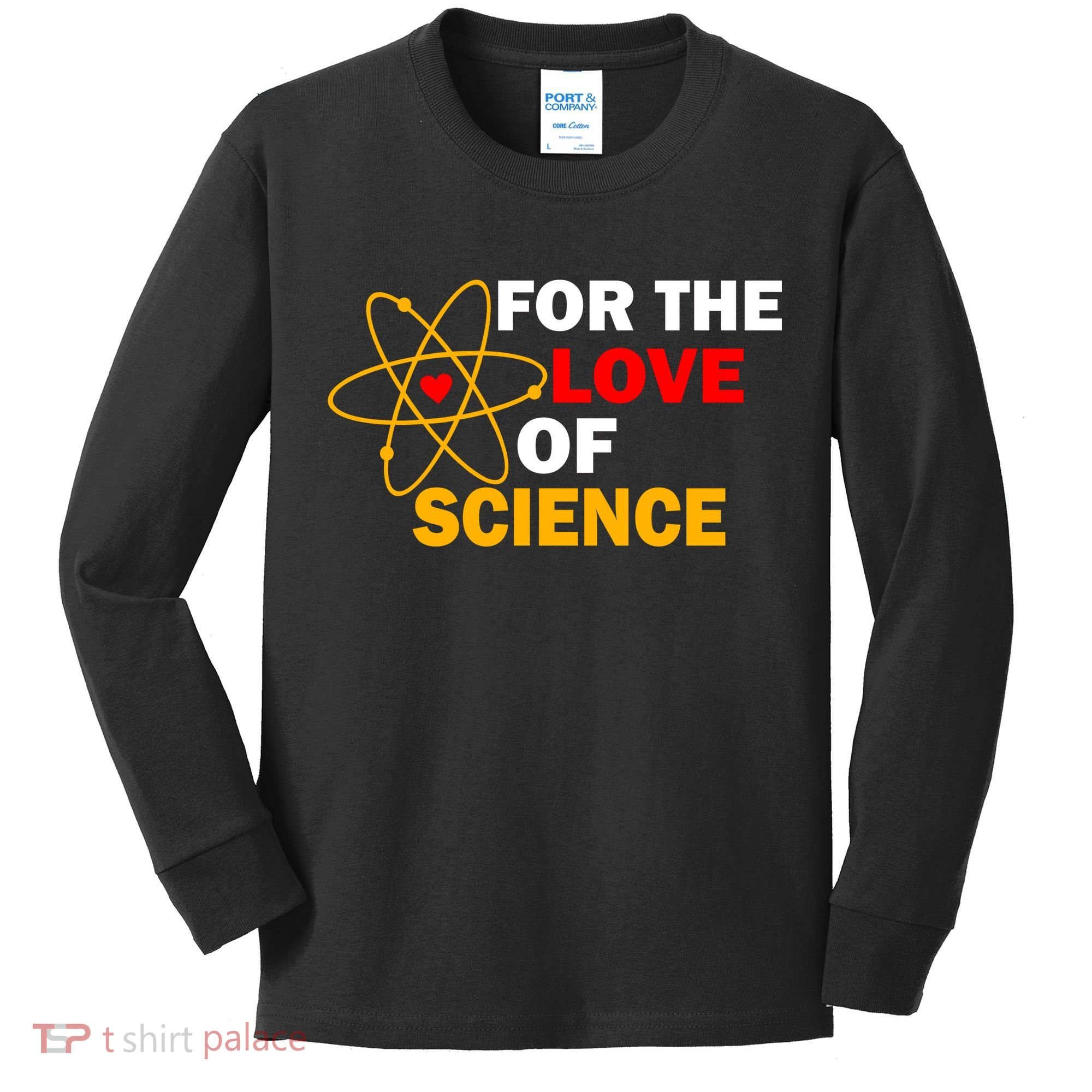 For The Love Of Science Kids Long Sleeve Shirt