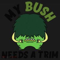 Funny Offensive Rude Novelty My Bush Needs A Trim Hairstyle Kids Sweatshirt thumb 2
