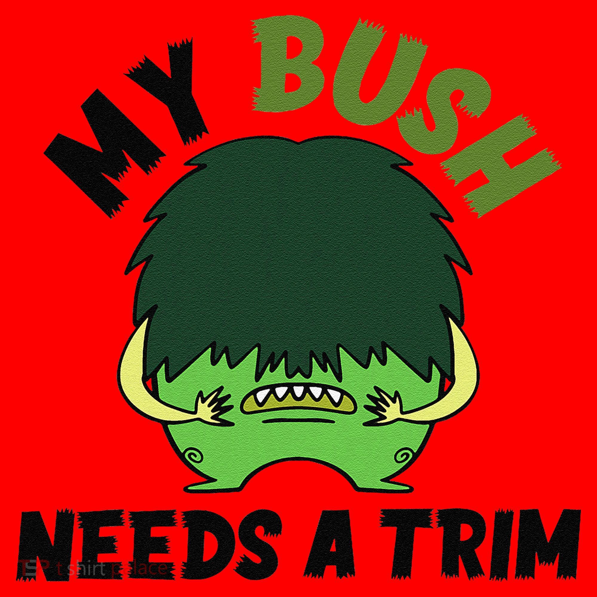 Funny Offensive Rude Novelty My Bush Needs A Trim Hairstyle Santa Hat