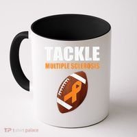 Football Orange Ribbon Multiple Sclerosis Awareness Coffee Mug thumb 0