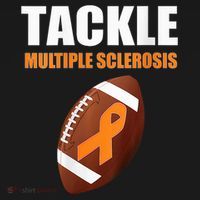 Football Orange Ribbon Multiple Sclerosis Awareness Tote Bag thumb 4