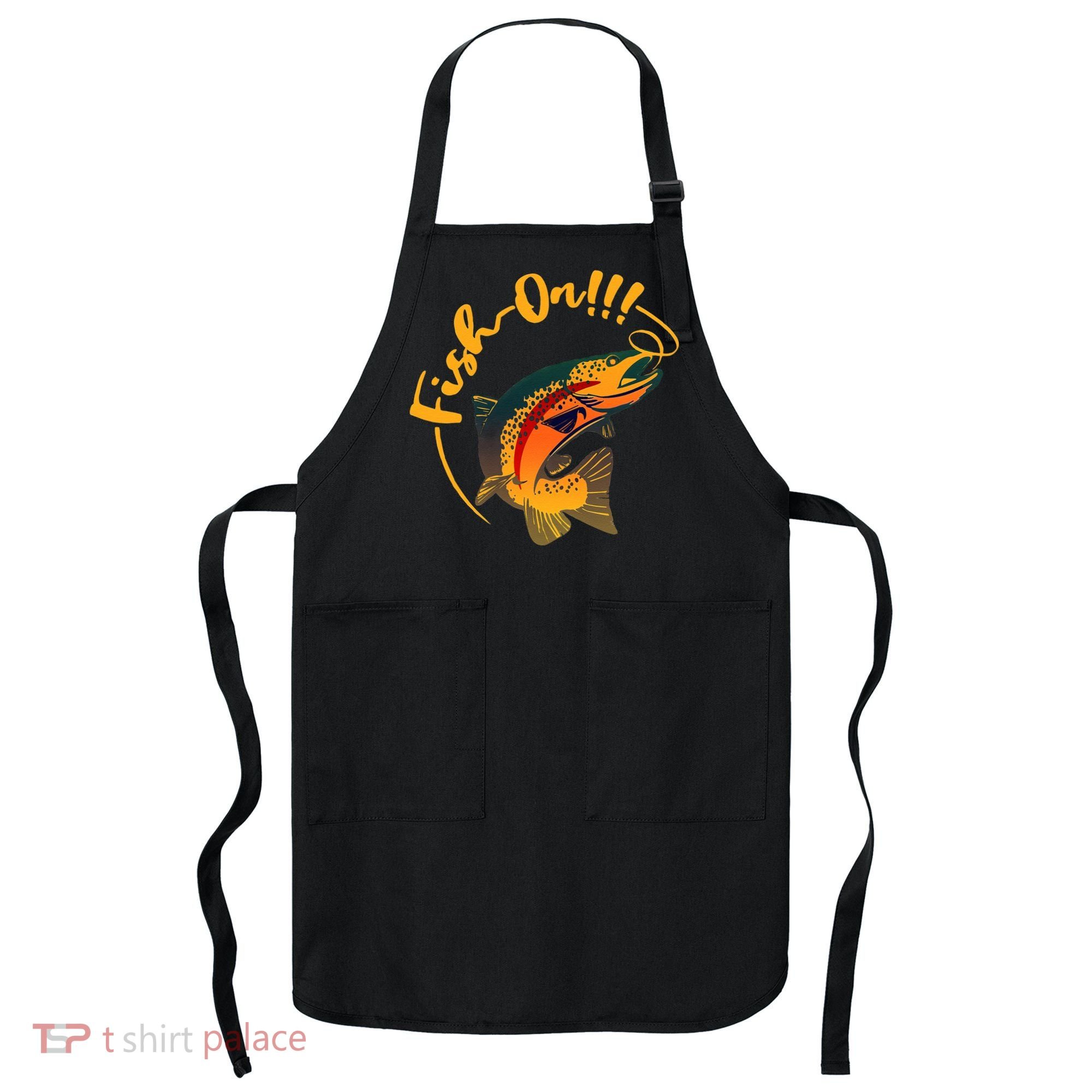 Fish On!!! Rainbow Trout Fishing Apron