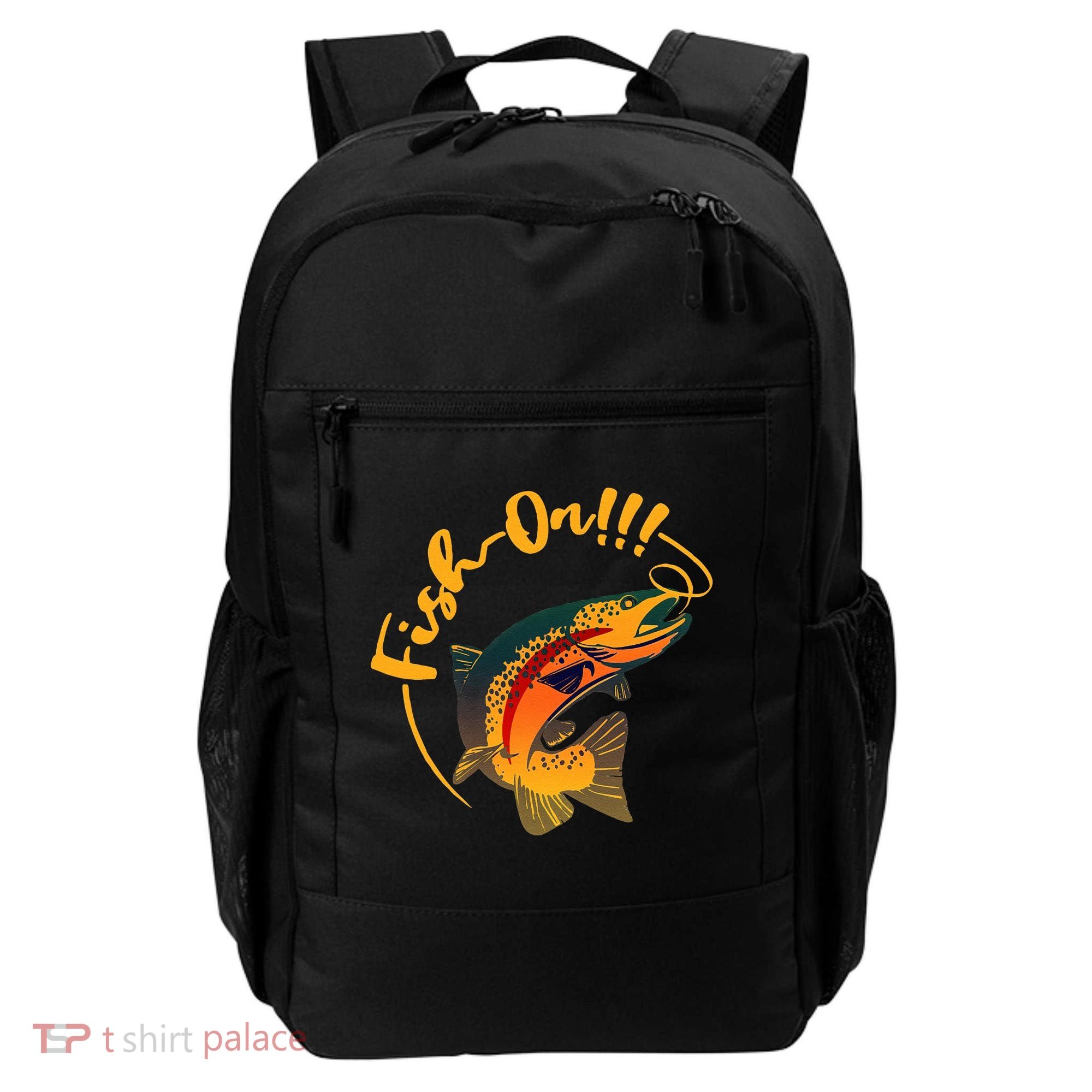 Fish On!!! Rainbow Trout Fishing Backpack