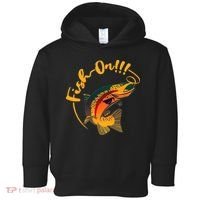 Fish On!!! Rainbow Trout Fishing Toddler Hoodie thumb 0