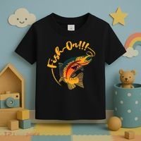 Fish On!!! Rainbow Trout Fishing Toddler T-Shirt thumb 3