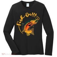 Fish On!!! Rainbow Trout Fishing Women's Long Sleeve Shirt thumb 0