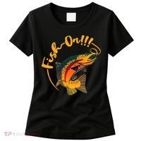 Fish On!!! Rainbow Trout Fishing Women's T-Shirt thumb 0