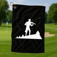 Fiddler On Roof Retro Musical Theater Broadway Theatre Golf Towel thumb 1