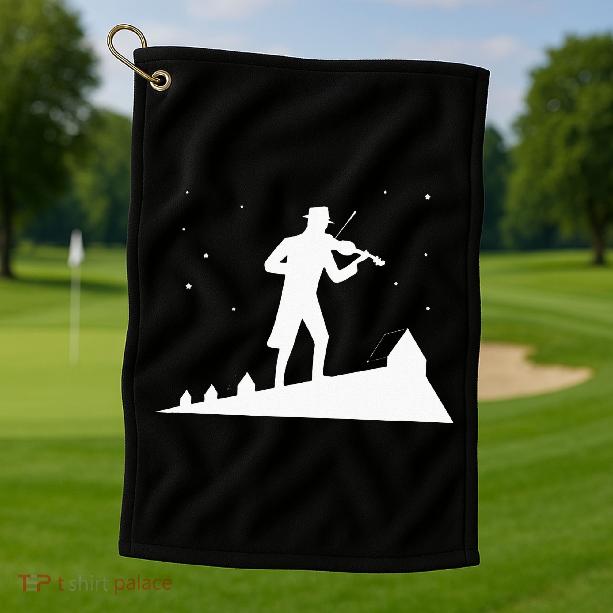 Fiddler On Roof Retro Musical Theater Broadway Theatre Golf Towel